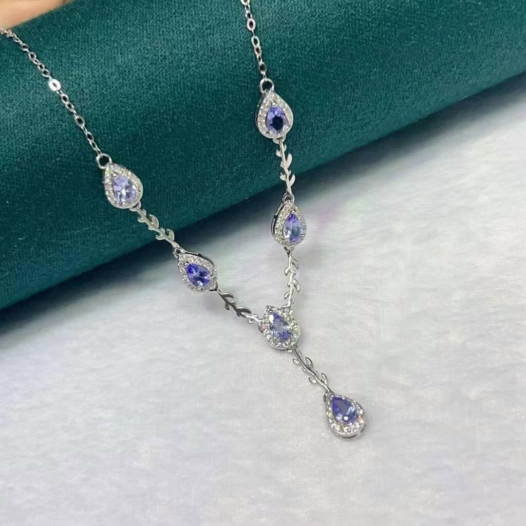 Tanzanites Necklace-1